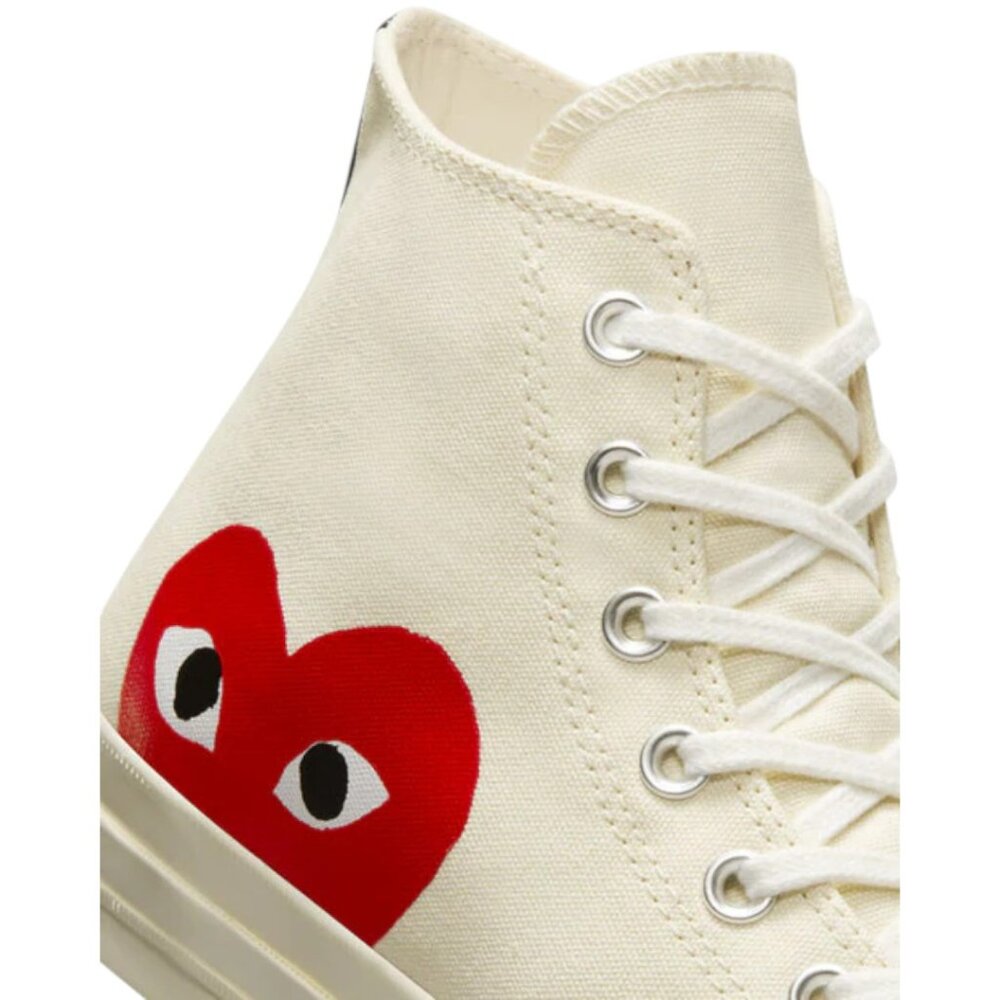 😍 NEW Converse x Comme des Garçons PLAY Chuck 70 High Top - Picture 9 of 10